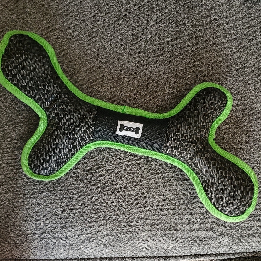 Green and Black Dog Toy